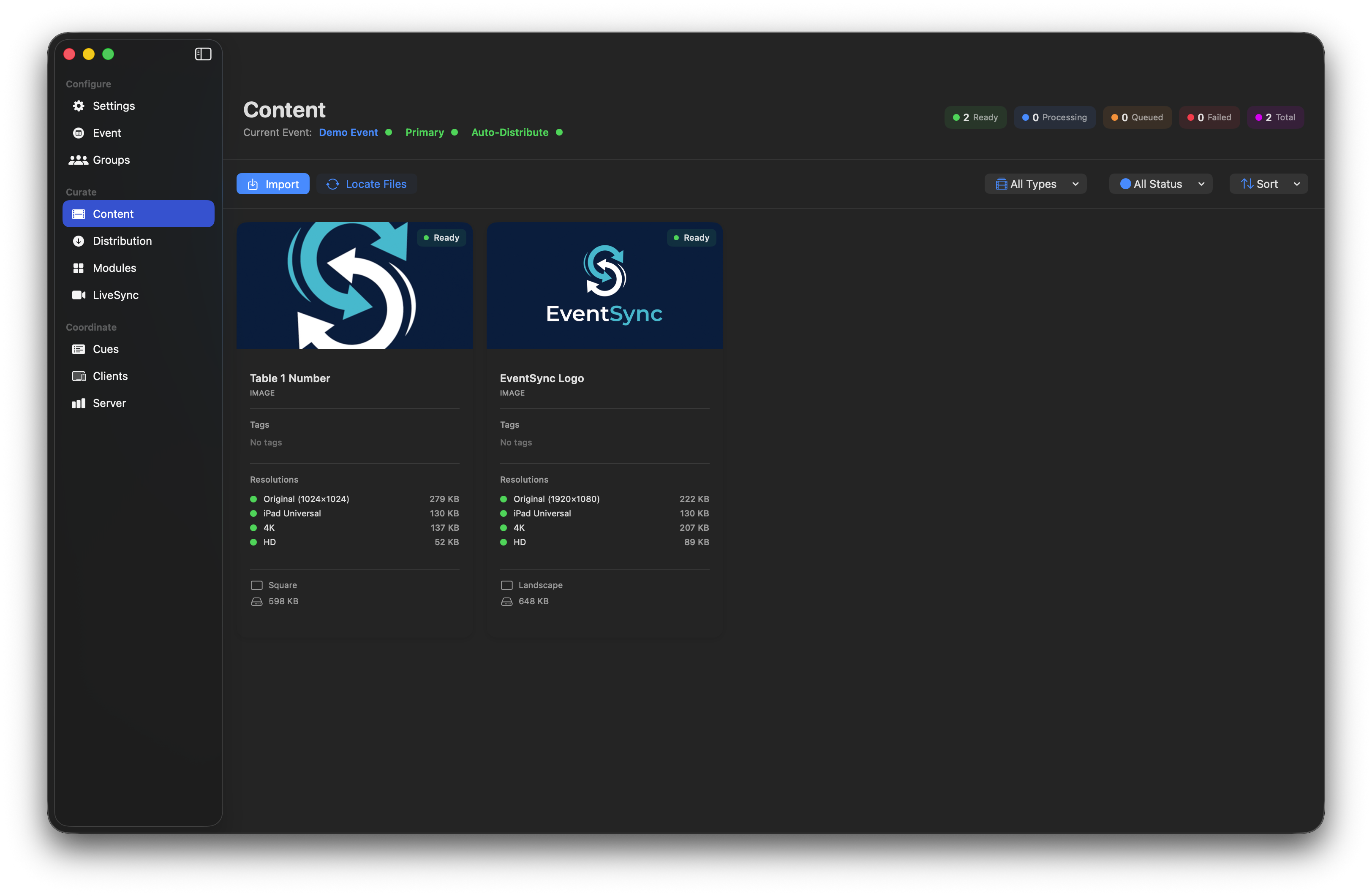 Content library