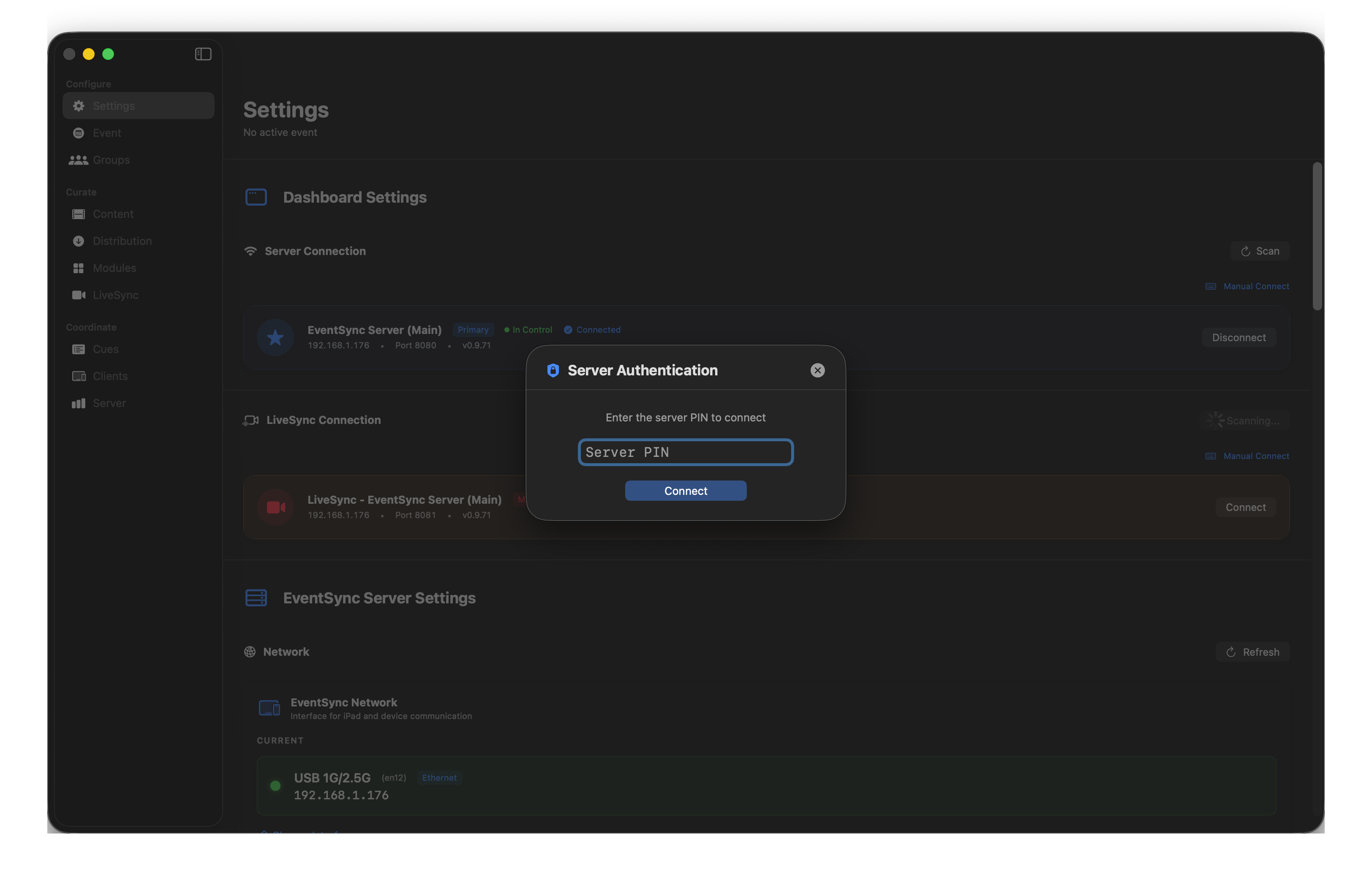 Server Authentication prompt