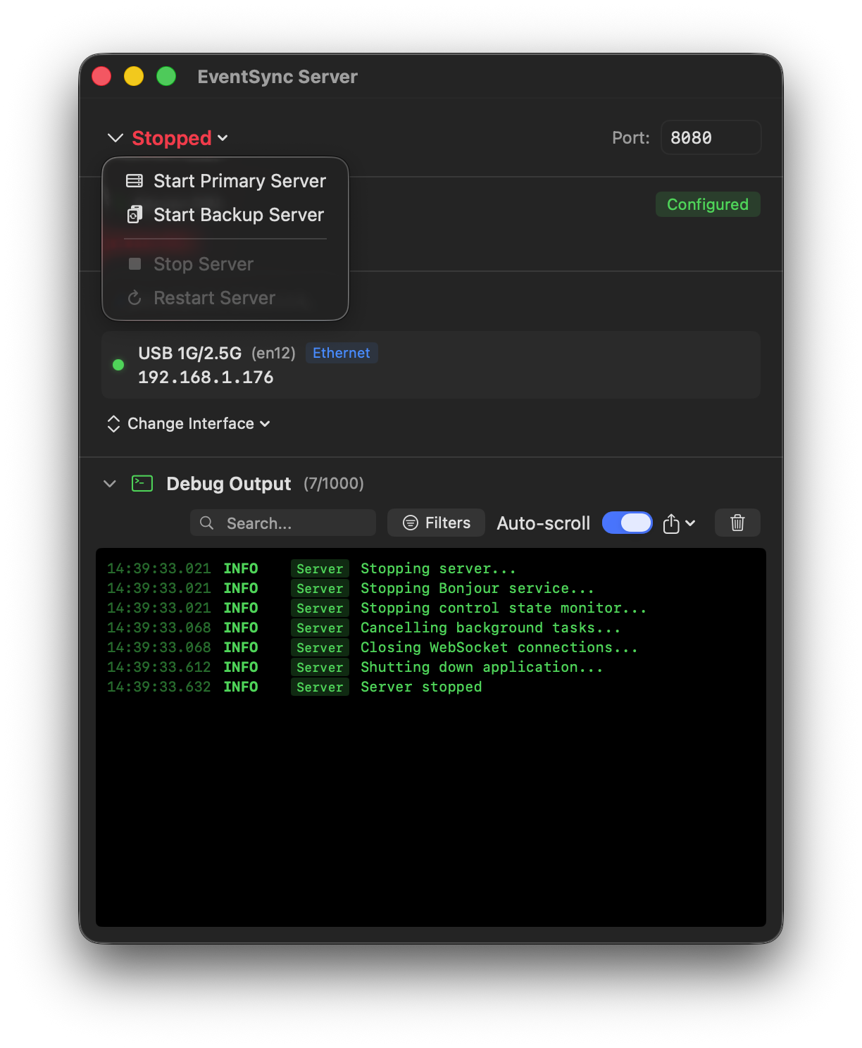 Server role picker